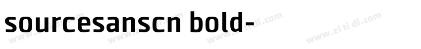 sourcesanscn bold字体转换